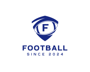 Football Sport Shield logo design