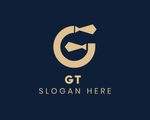 Business Necktie Letter G logo design