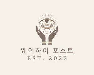 Mystical Eye Hands Jeweler logo design