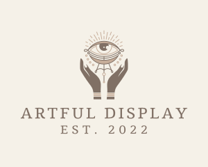 Mystical Eye Hands Jeweler logo design