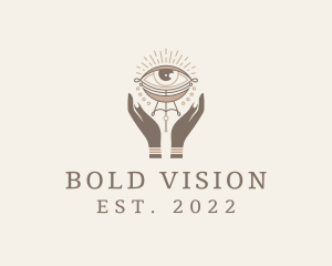 Mystical Eye Hands Jeweler logo design