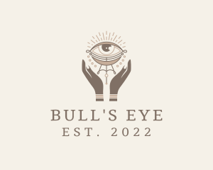 Mystical Eye Hands Jeweler logo design