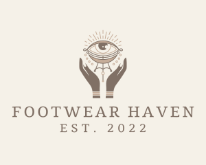 Mystical Eye Hands Jeweler logo design