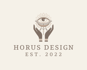 Horus - Mystical Eye Hands Jeweler logo design