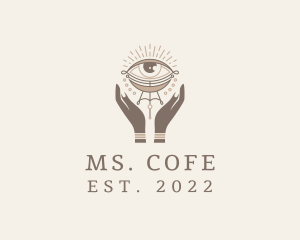 Mystical Eye Hands Jeweler logo design