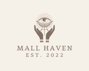 Mystical Eye Hands Jeweler logo design