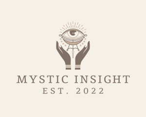 Mystical Eye Hands Jeweler logo design