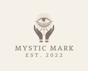 Mystical Eye Hands Jeweler logo design