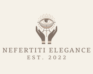 Mystical Eye Hands Jeweler logo design