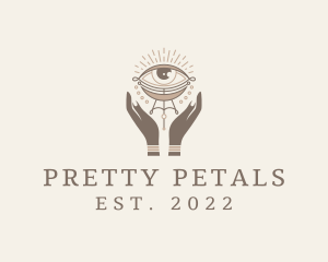 Mystical Eye Hands Jeweler logo design