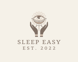 Mystical Eye Hands Jeweler logo design