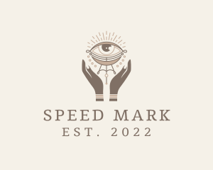 Mystical Eye Hands Jeweler logo design