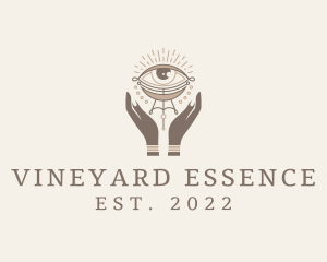 Mystical Eye Hands Jeweler logo design