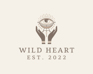 Mystical Eye Hands Jeweler logo design