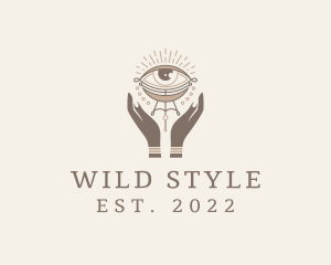 Mystical Eye Hands Jeweler logo design