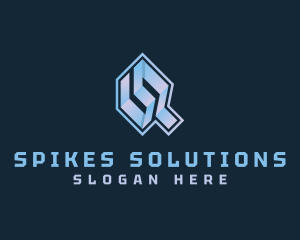 Digital Gradient Software App logo design