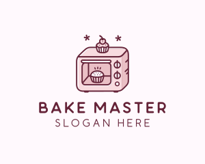 Oven - Baking Oven Cupcake logo design