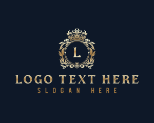 Vintage - Ornamental Crown Elegant logo design