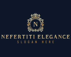 Ornamental Crown Elegant logo design