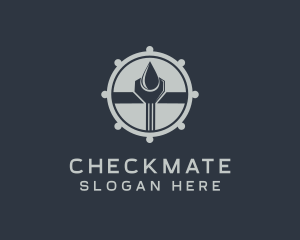 Mechanic Handyman Wrench logo design