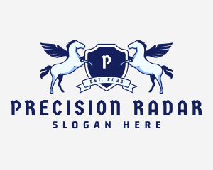 Pegasus Shield Boutique logo design