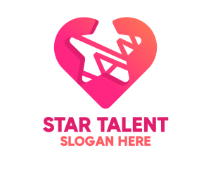 Talent - Star Heart Dating logo design