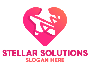 Star - Star Heart Dating logo design