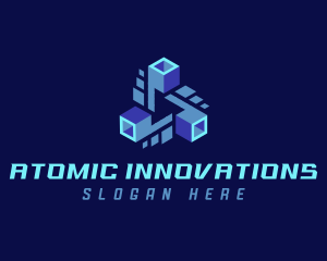 Technology Digital Cube logo design