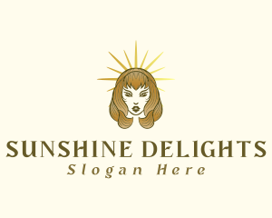 Sunshine - Lady Sunshine Beauty logo design
