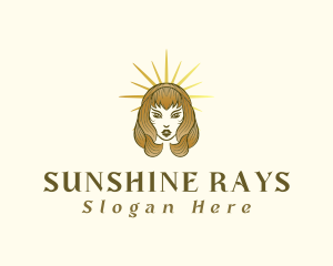 Lady Sunshine Beauty logo design