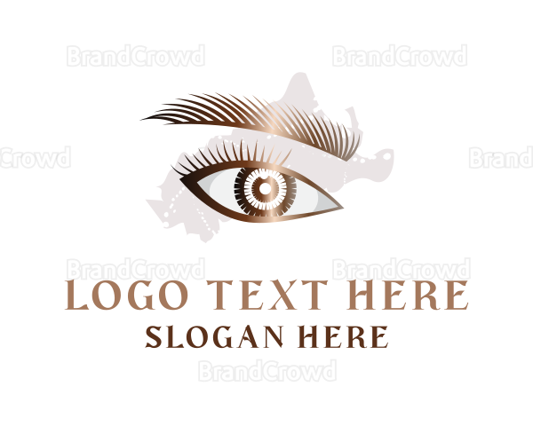 Eyebrow Beauty Cosmetics Logo