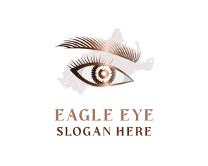 Eyebrow Beauty Cosmetics  logo design