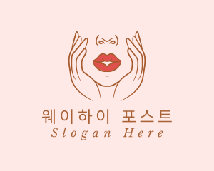 Woman Sexy Lips logo design