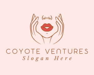 Woman Sexy Lips logo design