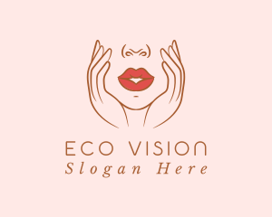 Woman Sexy Lips logo design