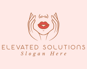 Woman Sexy Lips logo design