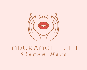 Woman Sexy Lips logo design