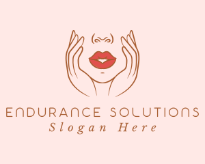 Woman Sexy Lips logo design