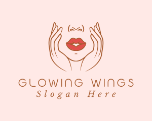 Woman Sexy Lips logo design