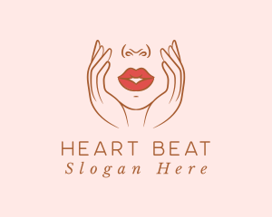 Woman Sexy Lips logo design