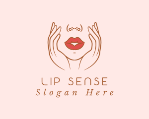 Woman Sexy Lips logo design