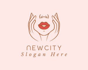 Woman Sexy Lips logo design