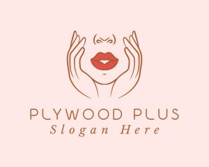 Woman Sexy Lips logo design