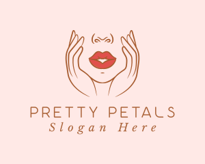 Girly - Woman Sexy Lips logo design