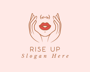 Woman Sexy Lips logo design