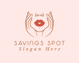 Woman Sexy Lips logo design