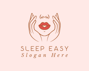 Woman Sexy Lips logo design