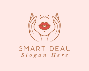 Woman Sexy Lips logo design