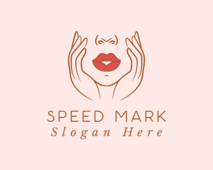 Woman Sexy Lips logo design