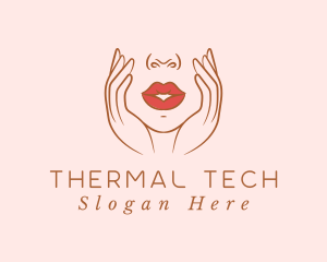 Woman Sexy Lips logo design